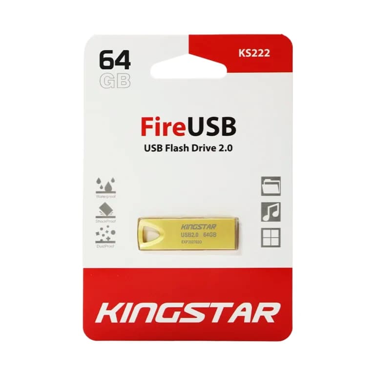 فلش مموری کینگ استار مدل KINGSTAR ks222 ظرفیت 64 گیگابایت — تصویر ۵
