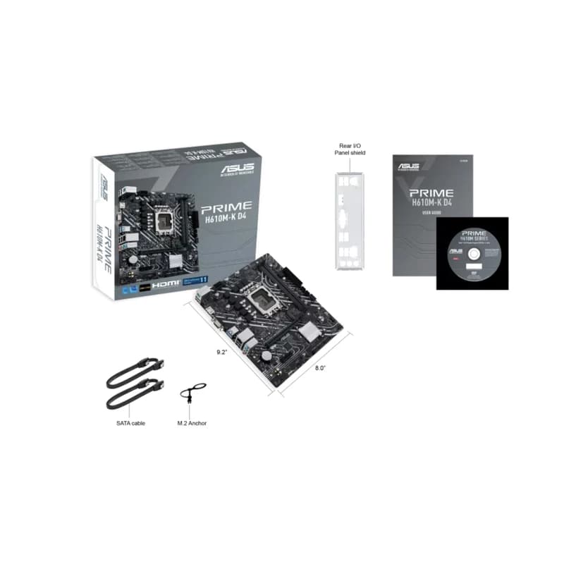 مادربرد ایسوس مدل prime h610 ma ddr4 پلمپ — تصویر ۵