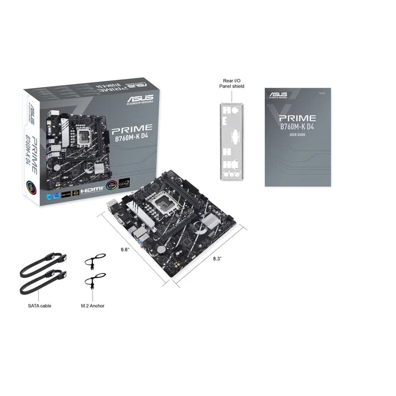 مادربرد ایسوس مدل prime b760 mk ddr4 پلمپ — تصویر ۷