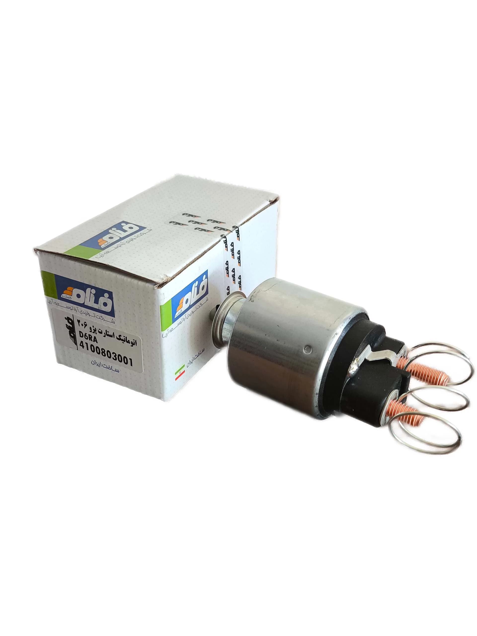 سلونوئيد استارت (اتوماتيک استارت) D6RA سه پیچ پژو 206 برند فنام