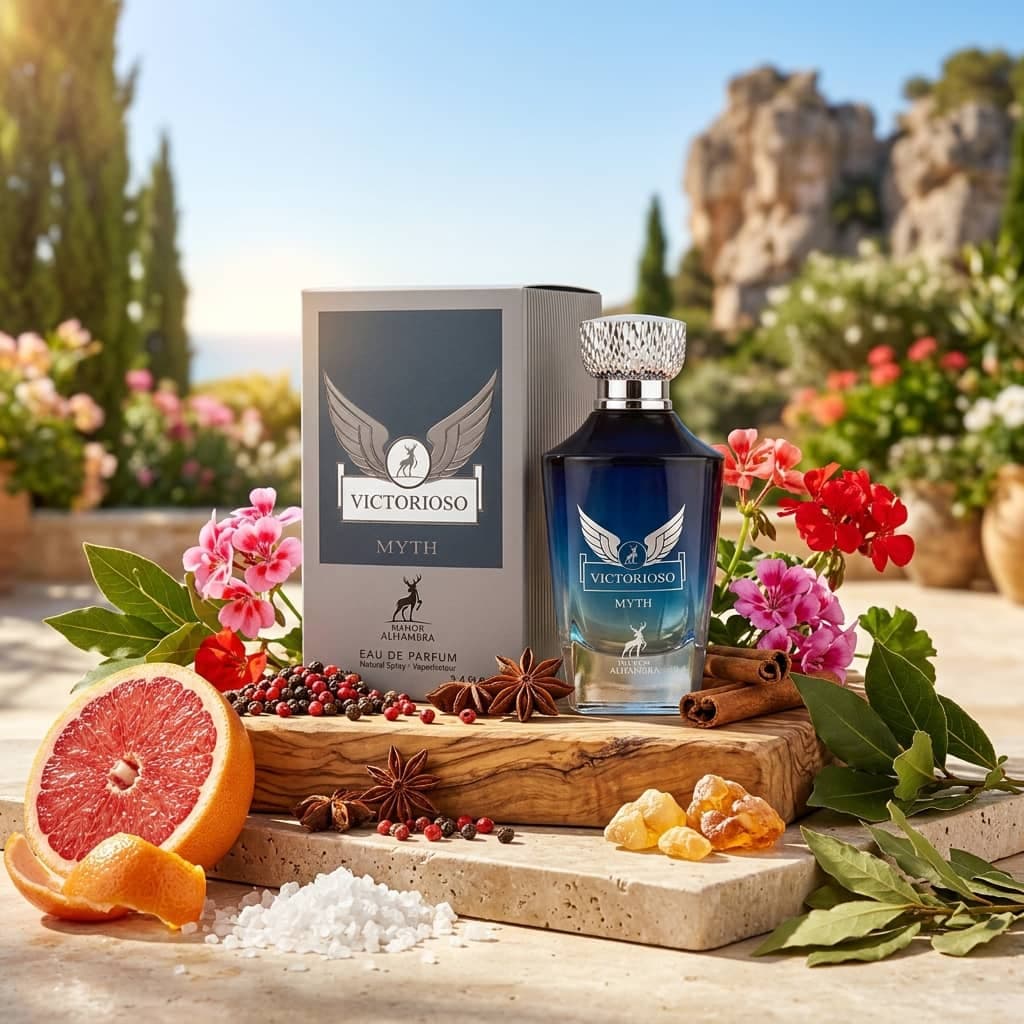 عطر ادکلن مردانه پاکو رابان اینوکتوس لجند الحمبرا مدل ویکتوریوسو میت (Maison Alhambra Victorioso Myth) حجم 100 — تصویر ۱۲