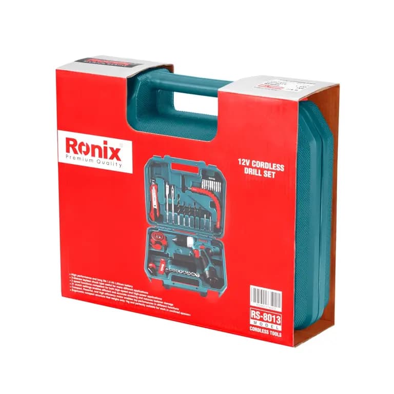 کیت 35 عددی پیچ گوشتی شارژی رونیکس مدل RS-8013 — تصویر ۸
