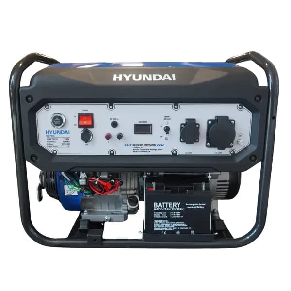 موتور برق بنزینی هیوندای 7.5 کیلووات مدل HG7055 پورت ats