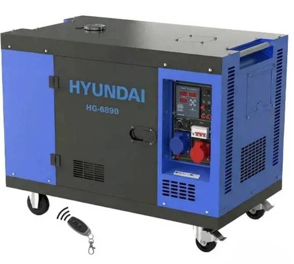 موتور برق دیزلی هیوندای ۹ کیلووات مدل HG6890
