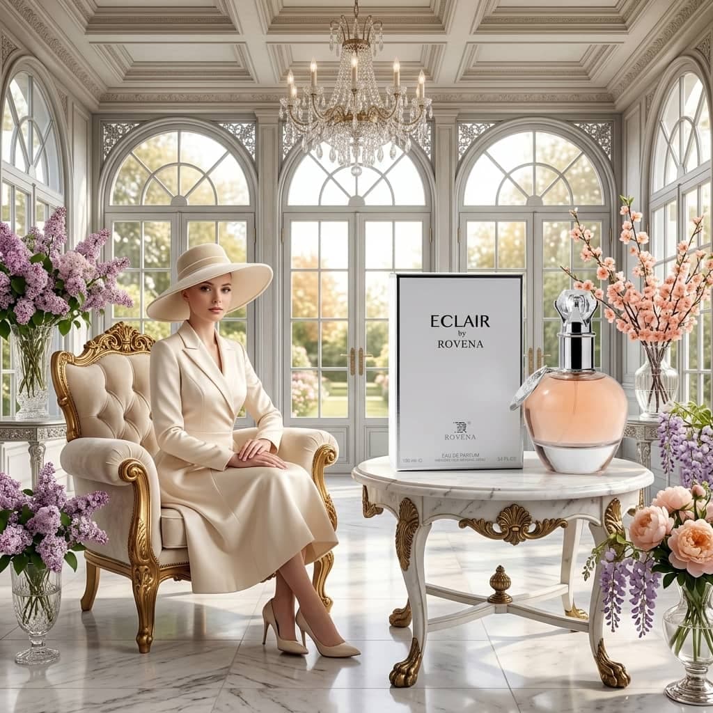 عطر ادکلن زنانه لانوین اکلت روونا فرانسه مدل اکلایر (Rovena Eclair) حجم 100 میل — تصویر ۱۰