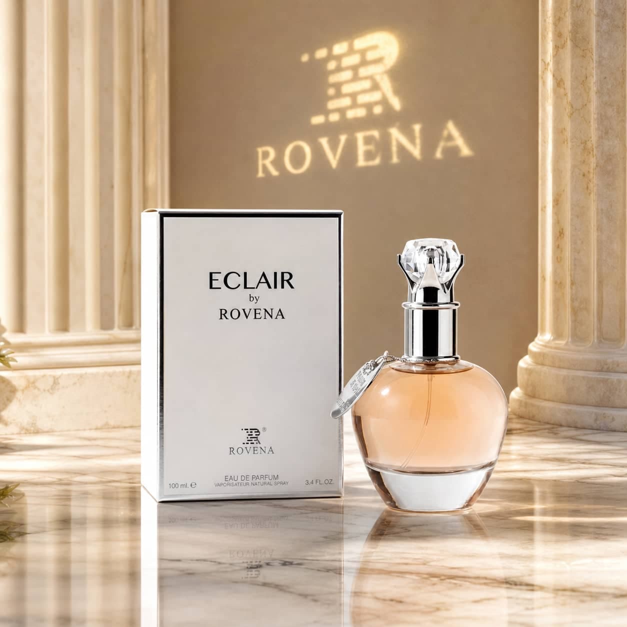 عطر ادکلن زنانه لانوین اکلت روونا فرانسه مدل اکلایر (Rovena Eclair) حجم 100 میل — تصویر ۹