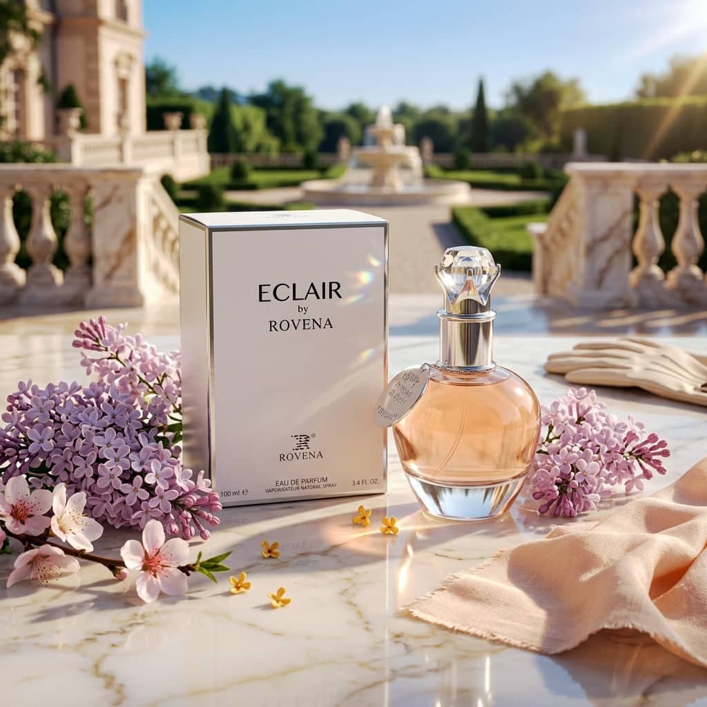 عطر ادکلن زنانه لانوین اکلت روونا فرانسه مدل اکلایر (Rovena Eclair) حجم 100 میل — تصویر ۷