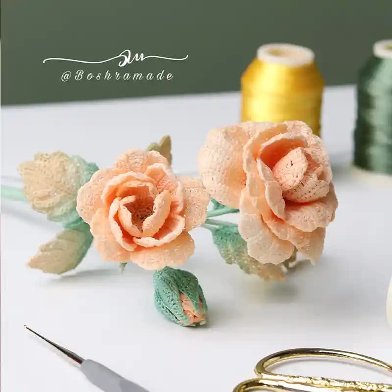 دسته گل رز مینیاتوری | کد8884 — تصویر ۵