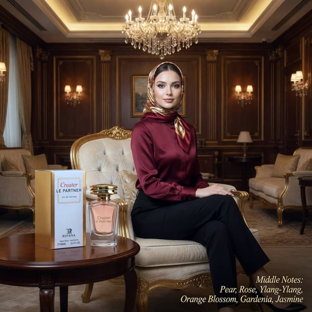 عطر ادکلن زنانه کارتیر لا پانتیر روونا فرانسه مدل کریتر له پارتنر (Rovena Creater Le Partner) حجم 100 میل — تصویر ۳