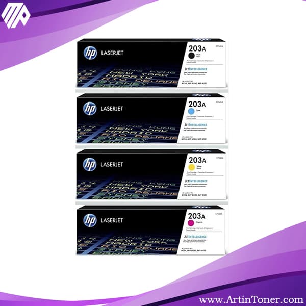 کارتریج HP مدل 203a مجموعه چهار عددی — تصویر ۳