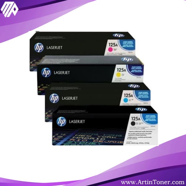 پک کامل تونر رنگی Hp مدل 125A — تصویر ۶