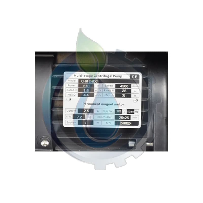 الکتروپمپ هوشمند دور متغیر و سوپر سایلنت نیم اسب ARKA FELOWGEN CHM2-2DC — تصویر ۱۱