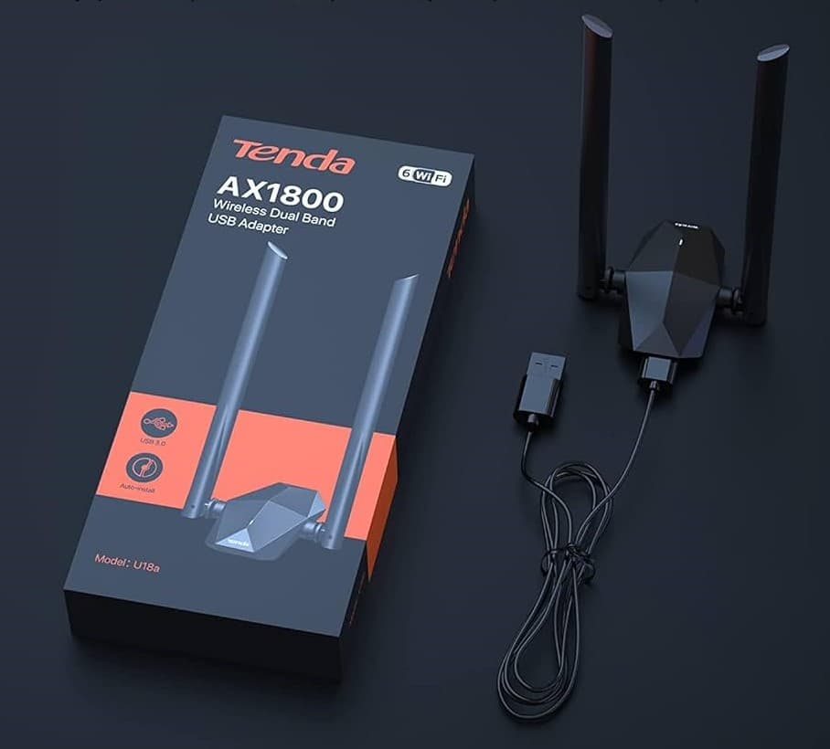 کارت شبکه Wi-Fi 6 تندا مدل Tenda U18a — تصویر ۴