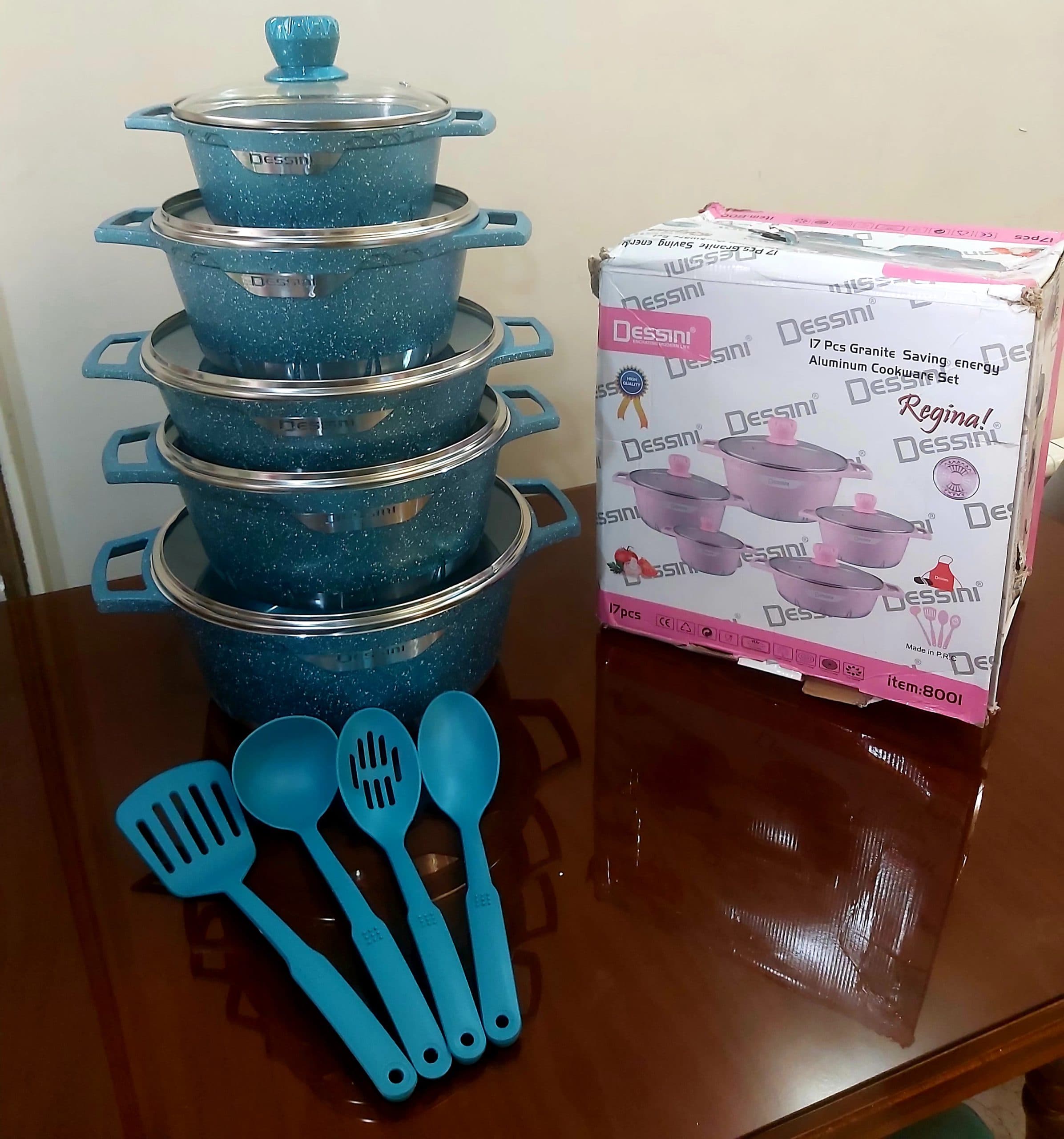 سرویس قابلمه 17 پارچه دسینی مدل 9005 — تصویر ۵
