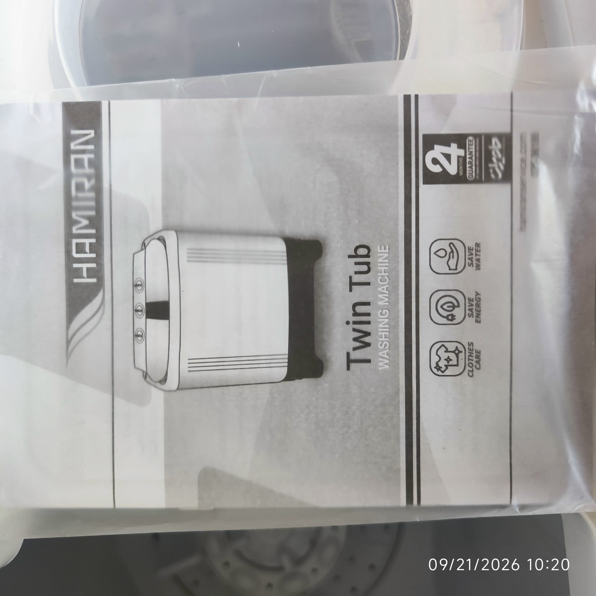 لباسشویی دوقلو ۷ کیلو نیمه اتومات جنرال GENERAL BLOCK F مدل GWT27000 — تصویر ۶