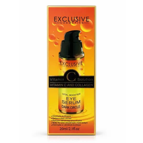سرم دور چشم ویتامین سی و کلاژن اکسکلوسیو 30 میلی لیتر Exclusive — تصویر ۲