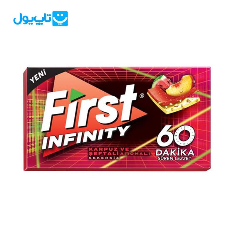 آدامس فرست First با طعم هلو و هندوانه 27 گرم — تصویر ۲