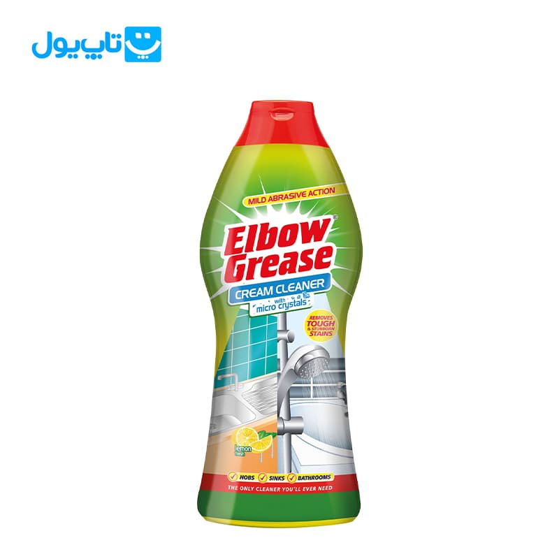 کرم پاک کننده چندمنظوره البو گریس Elbow Grease مدل Micro Crystal با رایحه لیمو 540 گرم — تصویر ۲
