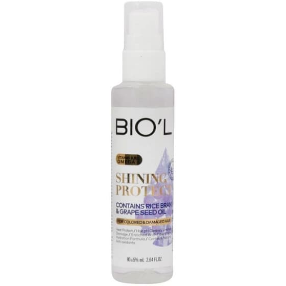 سرم موی مناسب موهای رنگ شده حاوی روغن هسته انگور و روغن سبوس برنج بیول 80 میلی‌لیتر Biol — تصویر ۲