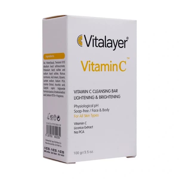 پن روشن‌کننده ویتامین سی ویتالیر 100 گرم Vitalayer — تصویر ۲