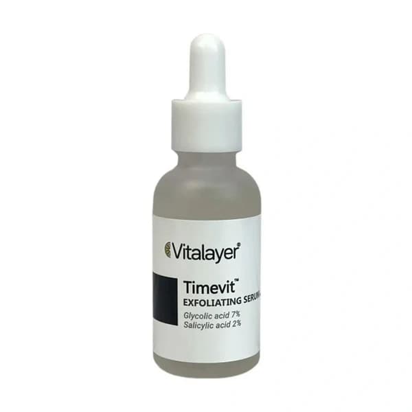 سرم لایه‌ بردار تایم‌ ویت گلایکولیک اسید 7% ویتالیر 30 میلی‌لیتر Vitalayer — تصویر ۲