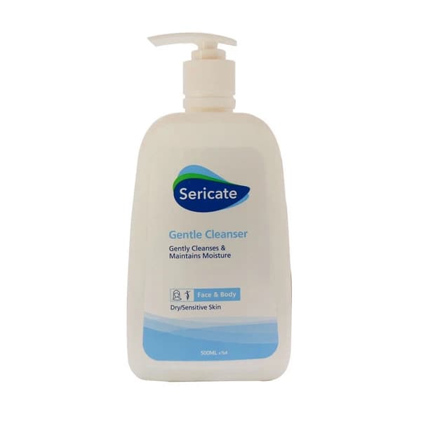 شوینده کرمی ملایم پوست خشک و حساس صورت و بدن سری‌کیت 500 میلی‌لیتر Sericate — تصویر ۲
