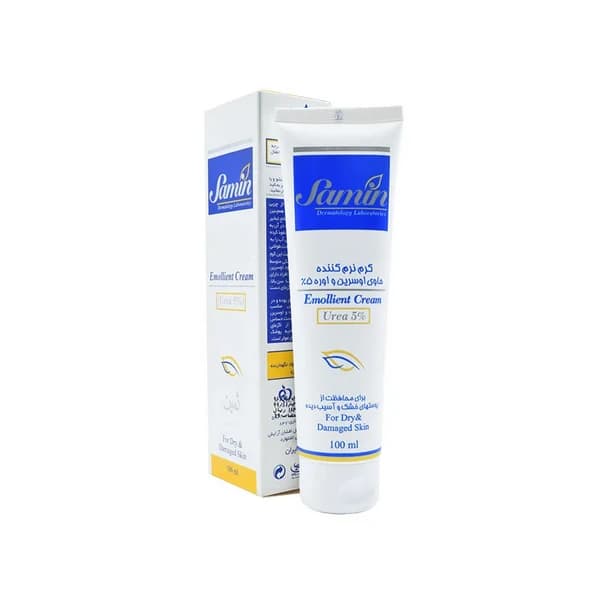 کرم نرم‌ کننده حاوی اوسرین و اوره 5% ثمین 100 میلی‌لیتر Samin
