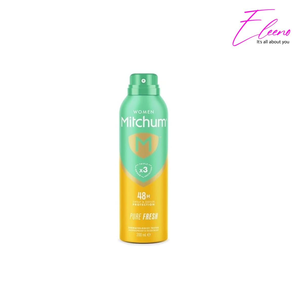 اسپری ضدتعریق زنانه میچام رایحه PURE FRESH حجم 200 میلیلیتر — تصویر ۵