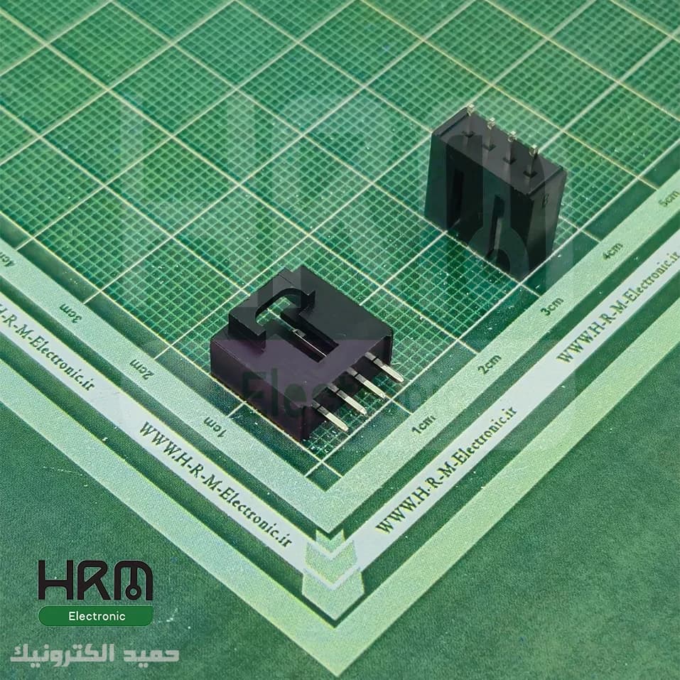 کانکتور هوزینگ قفل‌دار TJC8 نر صاف 4پین (2.54mm)