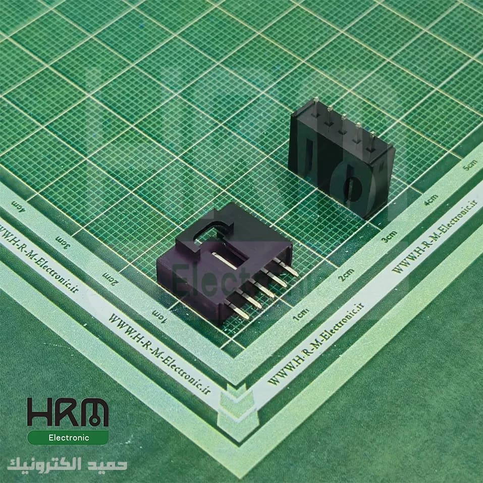 کانکتور هوزینگ قفلدار TJC8 نر صاف 5پین (2.54mm)