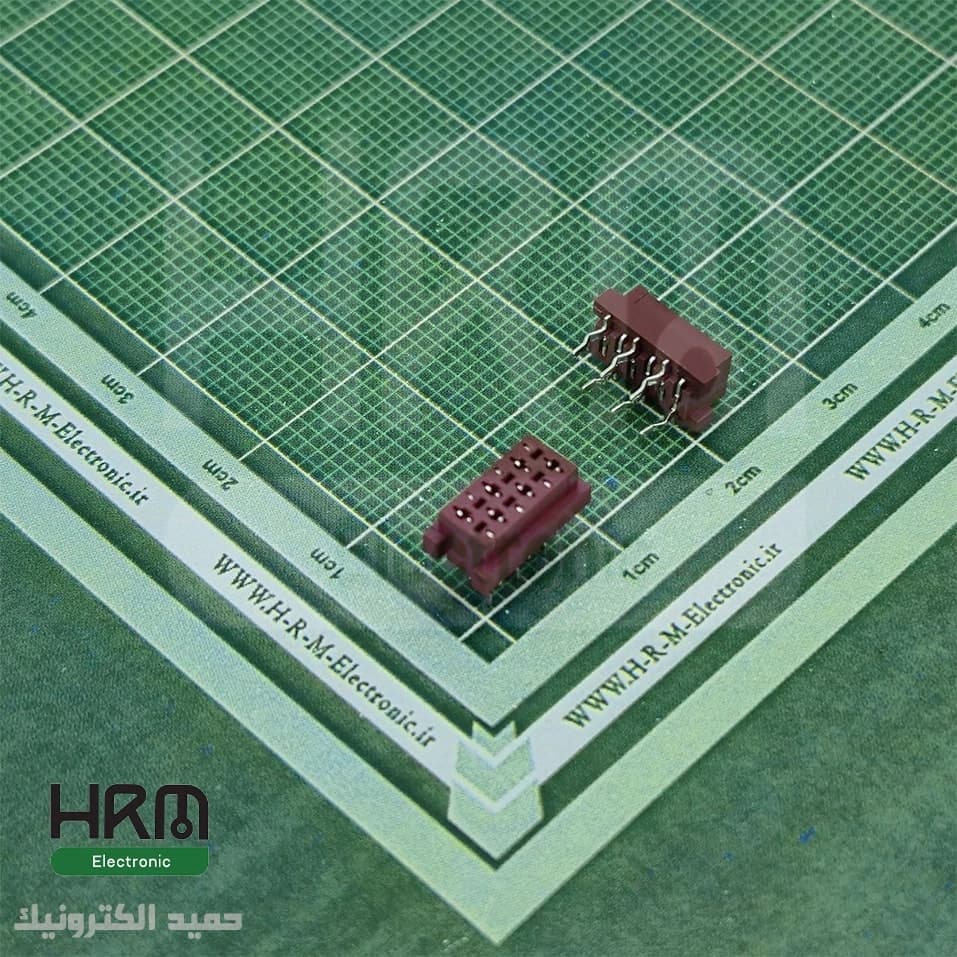 کانکتور micro match (دیل سوکت) مادگی 6 پین (2.54mm)