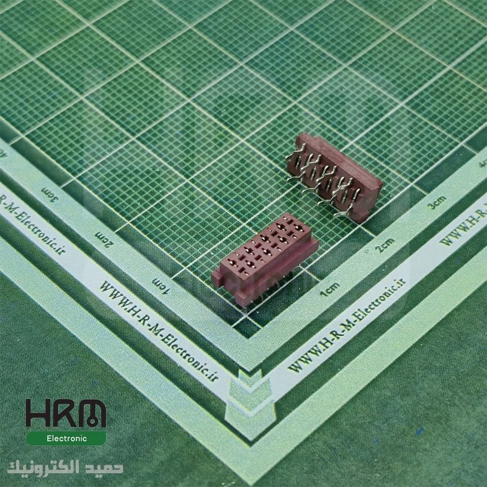 کانکتور micro match (دیل سوکت) مادگی 8 پین (2.54mm)