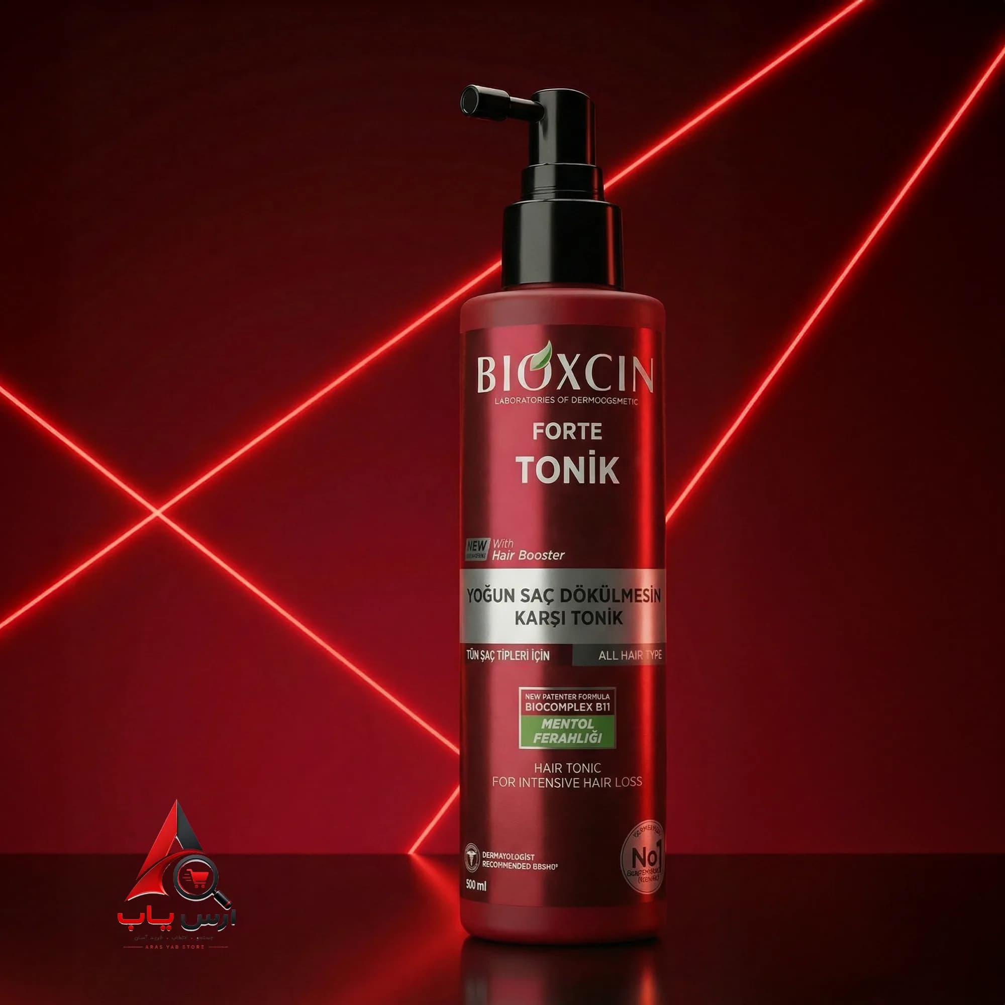 تونیک ضدریزش مو بیوکسین Bioxcin بدون سولفات مدل فورت Forte مناسب انواع مو حجم 200 میل — تصویر ۲