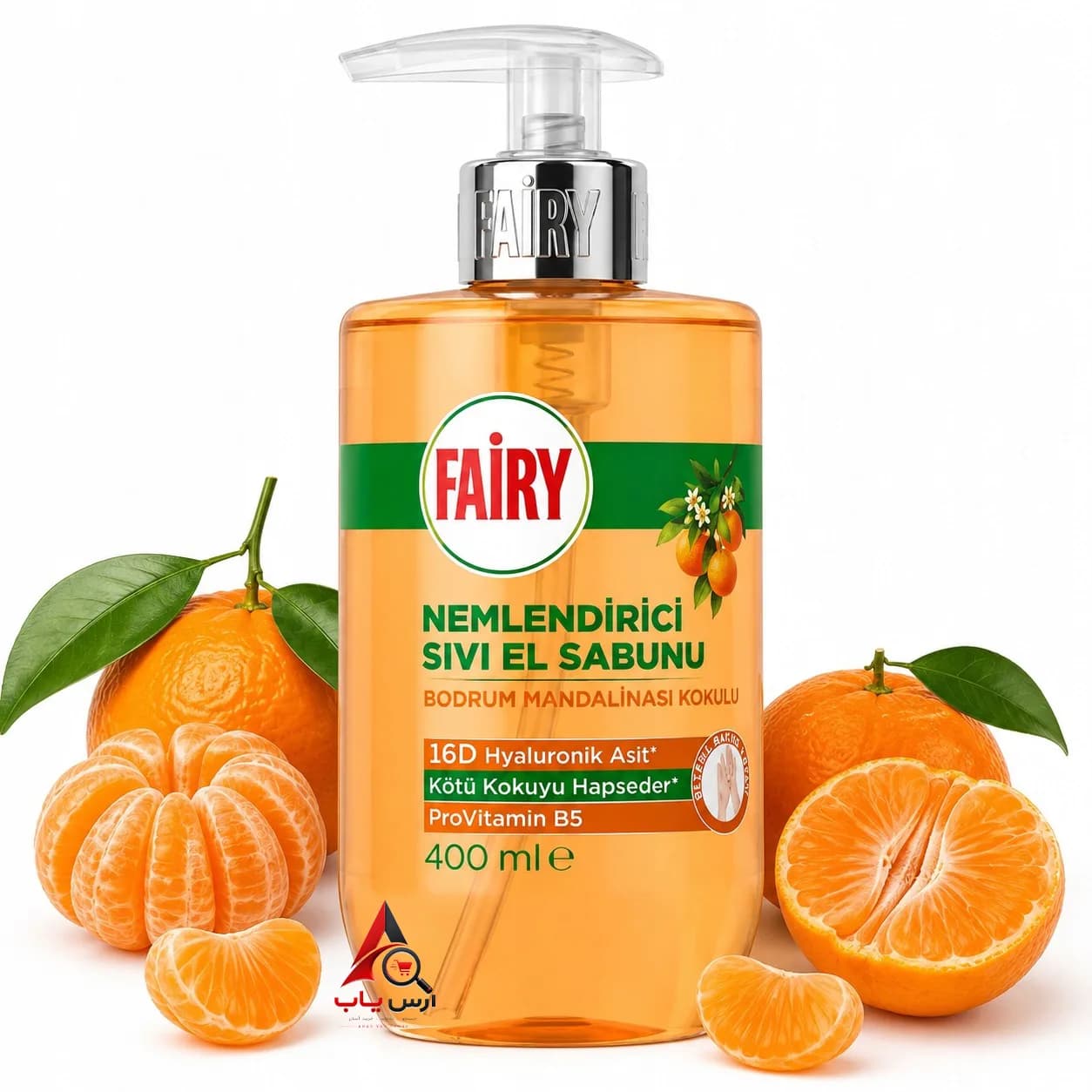مایع دست فیری Fairy رایحه نارنگی با خاصیت مرطوب کنندگی پوست دست حجم 400 میل — تصویر ۲