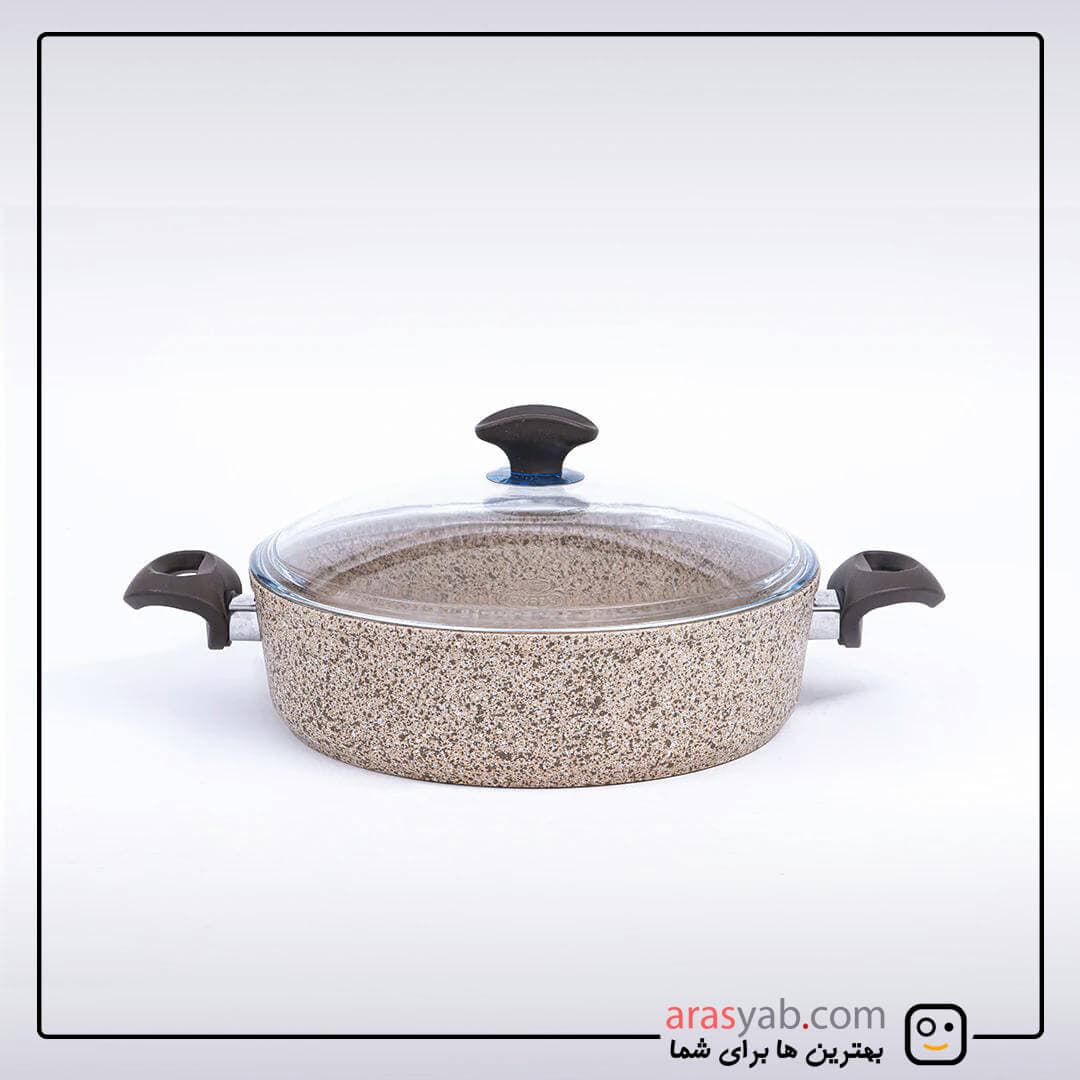 تابه گرانیتی سایز کوچک فالز falez مدل CRE 3022 سایز 22 سانتی — تصویر ۲