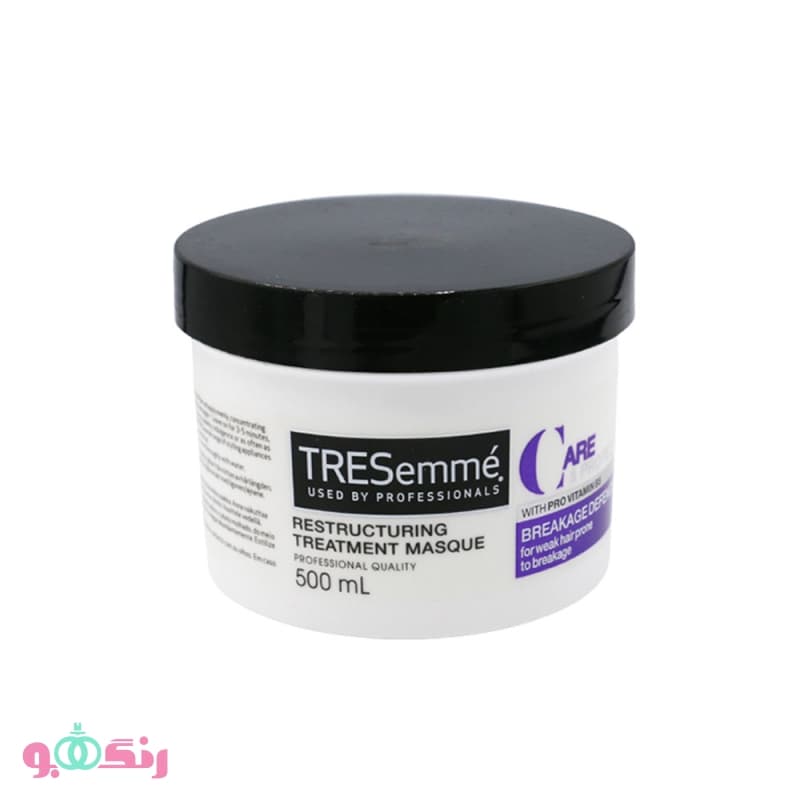 ماسک مو مرطوب کننده بسیار قوی ترزمه TRESemme حجم 500 میل — تصویر ۵