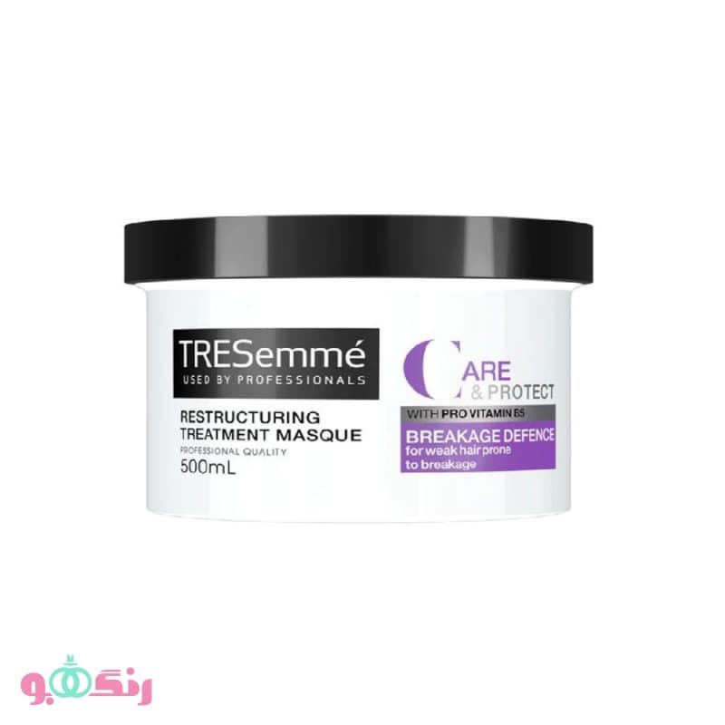 ماسک مو مرطوب کننده بسیار قوی ترزمه TRESemme حجم 500 میل — تصویر ۴