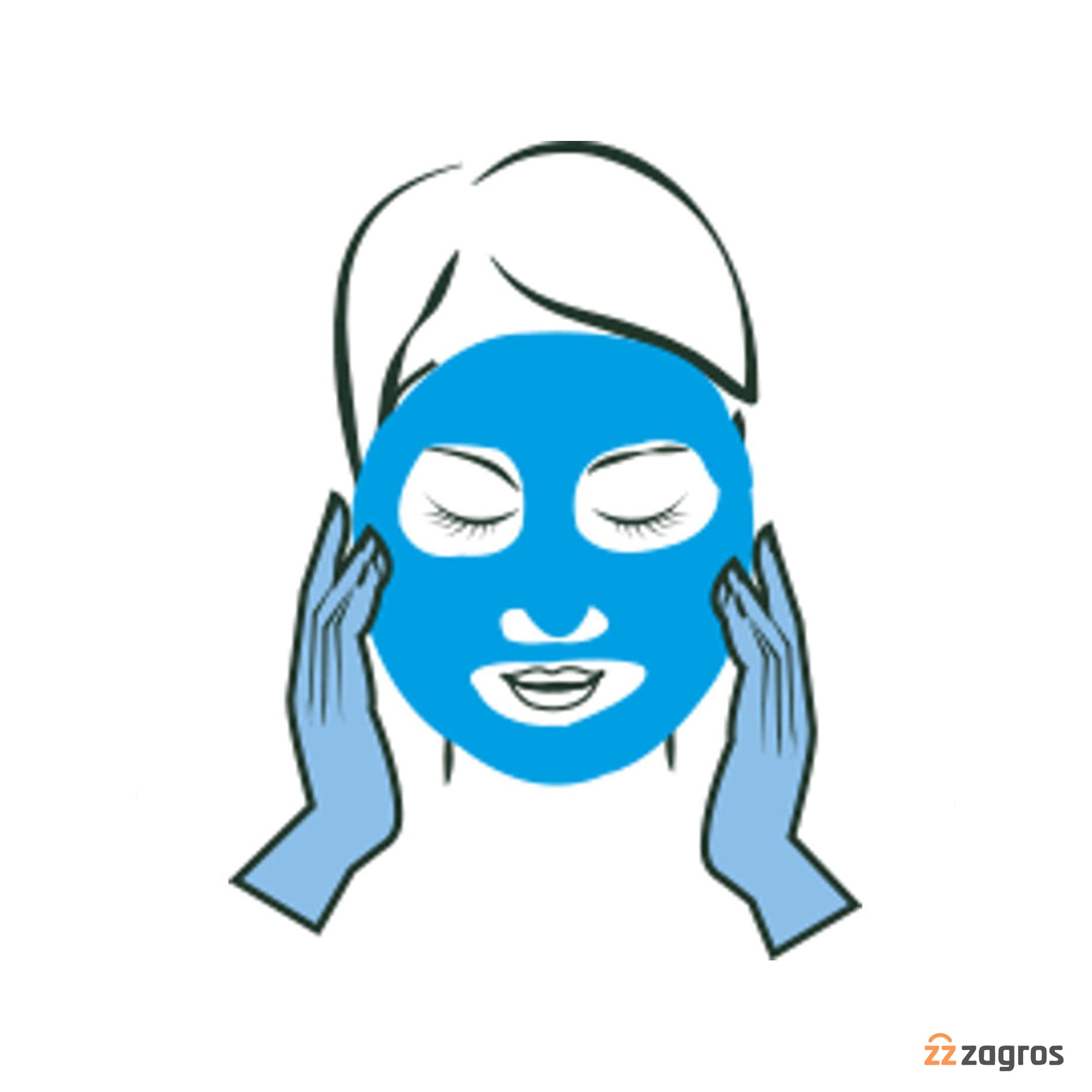 ماسک صورت گارنیر حاوی عصاره چای سبز برای پوست چرب و مختلط — تصویر ۶