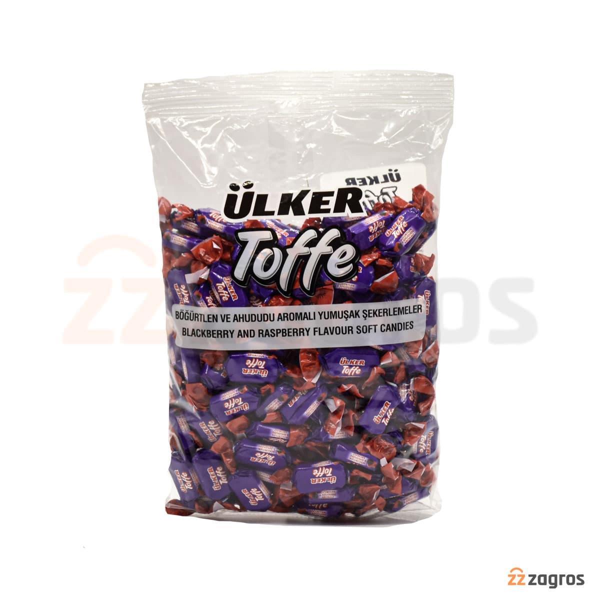 تافی تمشک و توت سیاه اولکر Ülker بسته 1 کیلویی — تصویر ۴