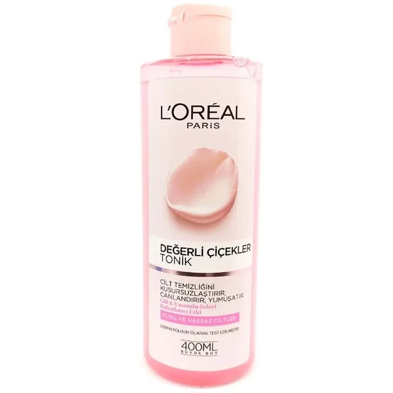 تونر لورال Loreal برای پوست های خشک و حساس حجم 400 میلی — تصویر ۴