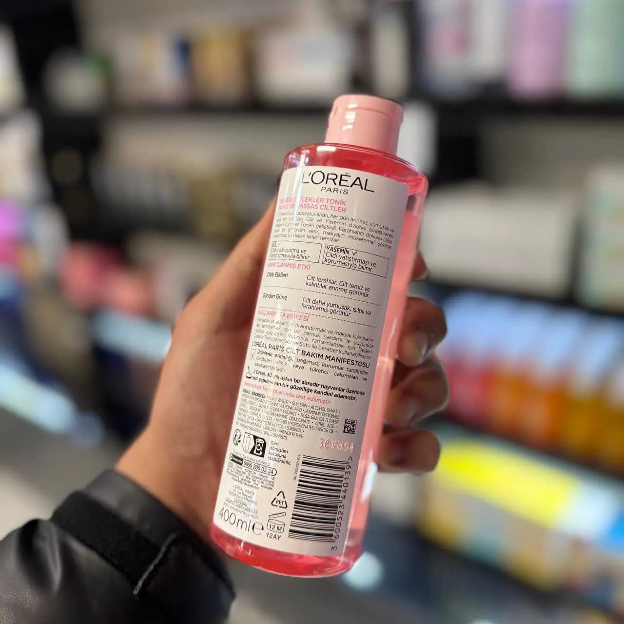 تونر لورال Loreal برای پوست های خشک و حساس حجم 400 میلی — تصویر ۶