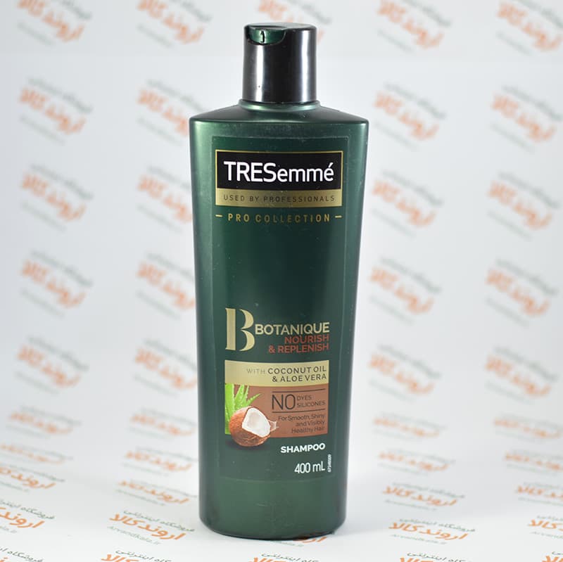 شامپو ترزمه Tresemmé حاوی روغن نارگیل و آلوئه ورا حجم 400 میلی — تصویر ۳