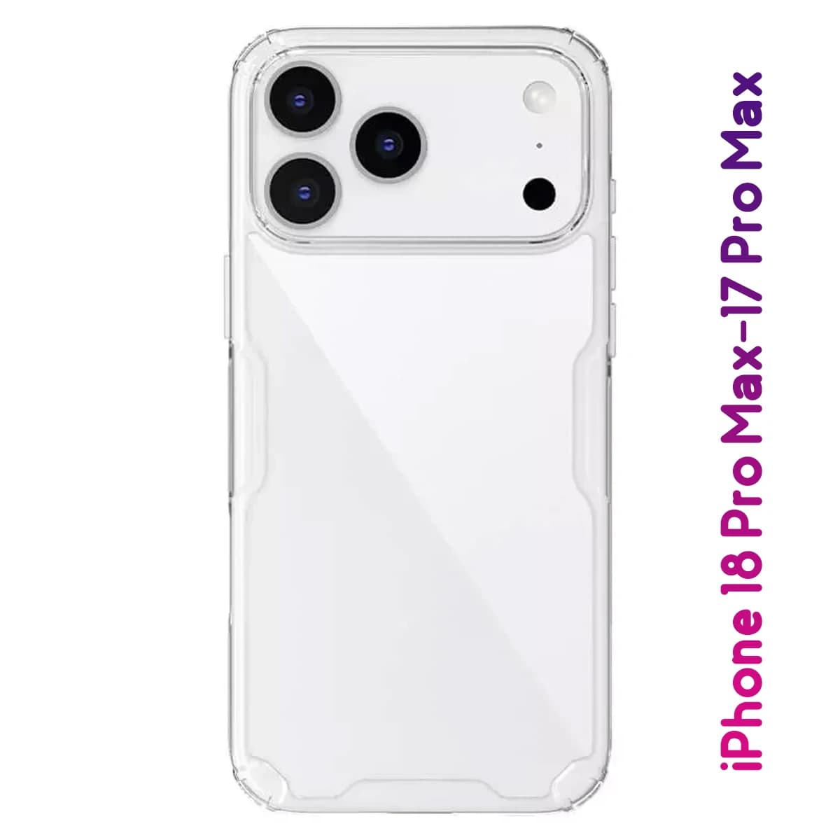 قاب شفاف iPhone 18 Pro Max مارک نیلکین مدل TPU Pro — تصویر ۵