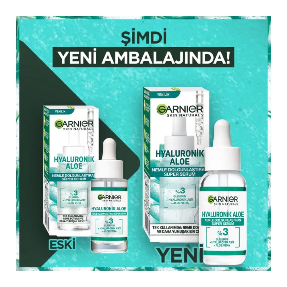 سرم آبرسان گارنیر Garnier حاوی عصاره آلوئه ورا حجم 30 میلی — تصویر ۱۱