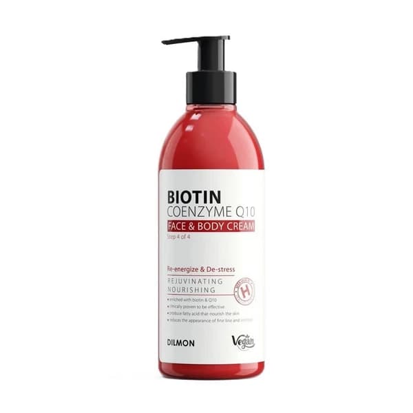 کرم دست و صورت پمپی دیلمون بیوتین 350 میلی لیتر Dilmon Biotin — تصویر ۲