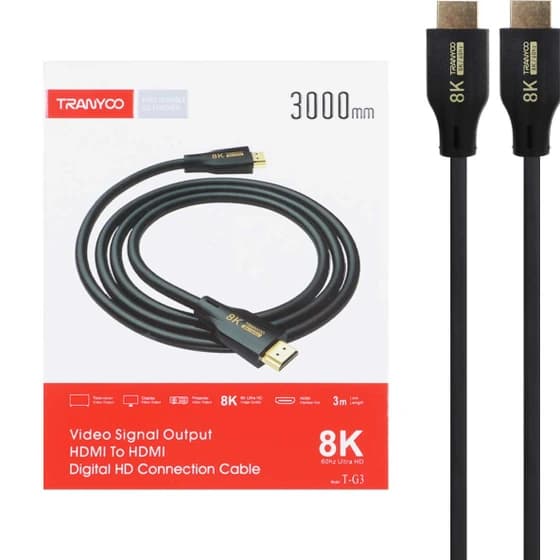 کابل انتقال تصویر و صدا ترانیو TRANYOO-HDMI-GT3