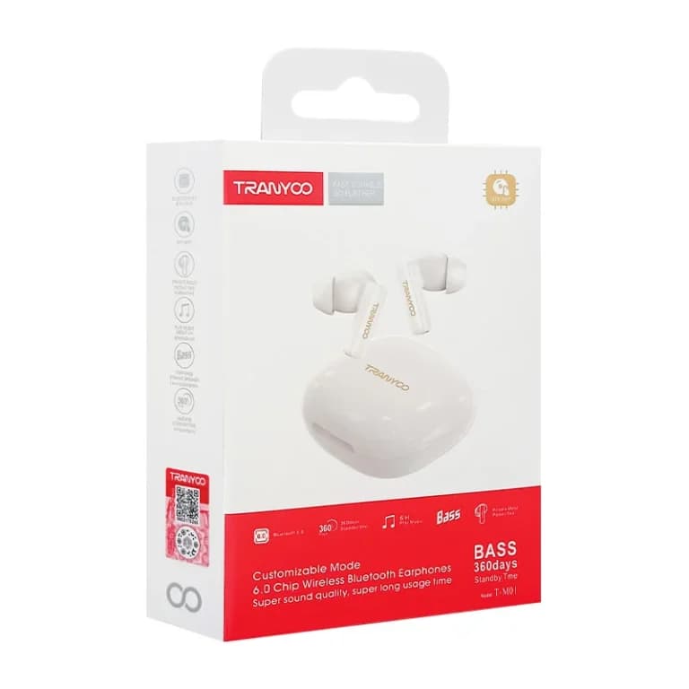 ایرپاد بلوتوثی ترانیو TRANYOO T-M01 — تصویر ۳