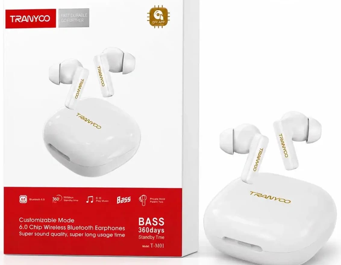 ایرپاد بلوتوثی ترانیو TRANYOO T-M01 — تصویر ۴