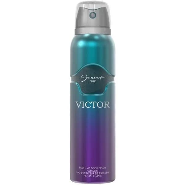 اسپری خوشبو کننده بدن مردانه مدل ویکتور Victor ژک ساف 150 میلی لیتر Jacsaf