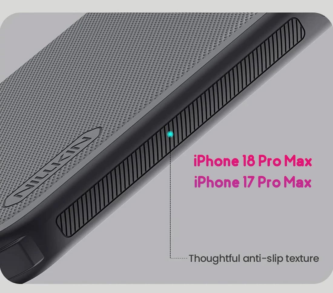 قاب ضدضربه دودی iPhone 18 Pro Max مارک نیلکین مدل Super Frosted Shield Pro Clear — تصویر ۶